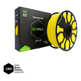 Filamento 3d Ecofila Hellbot De 1.75mm Y 1kg Amarillo