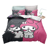 1 Conjunto De Cama Queen Size, Mimelodi E Kuromie, Capa De