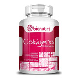 Colageno Hidrolisado Vitaminas 500mg 60 Capsulas Bionutri Sabor Sem Sabor