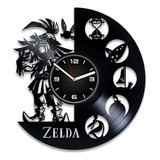 Kovides Legend Of Link - Reloj De Pared Con Disco De Vinilo,