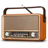 Radio Retro Vintage J120 Am Fm, Radio Portátil De Onda...