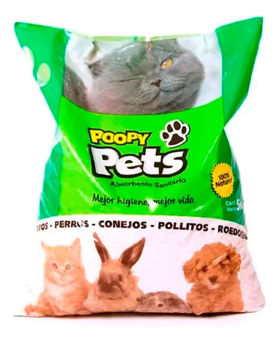 Piedras Ecológicas Pellets Poopy Pets X 25kg- Pack X 5 Unid.