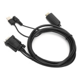 Adaptador Convertidor Hdmi A Vga Transformador Digital A Ana