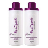 Kit Shampoo, Condicionador 1l Matizante Aramath Profissional