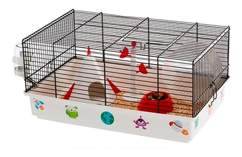 Hamstera Ferplast Cage Criceti 9 Space Negro 46 X 29 X 23 Cm