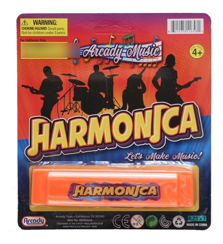 Armonica Instrumento Musical De Juguete Plastico Funcional