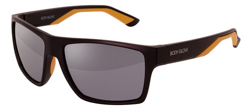 Lentes De Sol Deportivos Body Glove Spt2209 Negro Caballero Lente Humo Diseño Deportivo