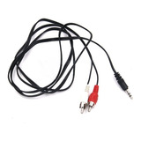 Cabo Auxiliar  P2 3.5 Mm Para 2 Rca 1 Metro E 20 Centímetros