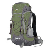 Mochila National Geographic Tacoma 35 Litros Trekking Color Verde Musgo Diseño De La Tela Liso