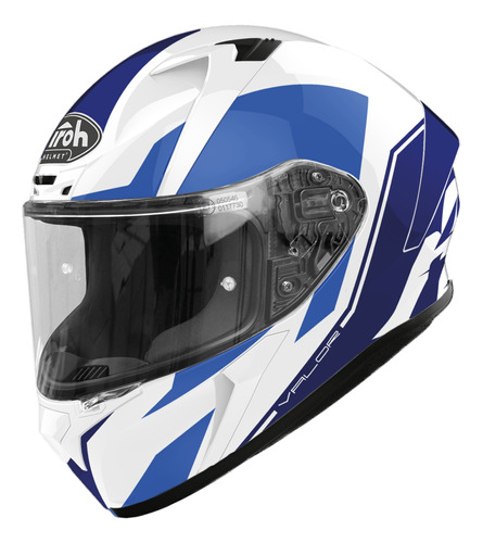 Cascos Para Moto Airoh Original Valor Wings Azul