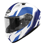 Cascos Para Moto Airoh Original Valor Wings Azul