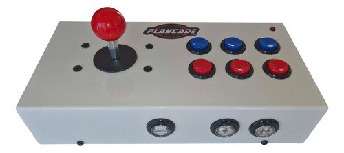 Playcade Full, Joystick Arcade Mame Usb Pc,10 Botones+ Turbo