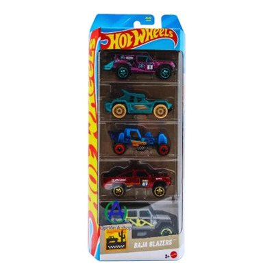Paquete De 5 Carritos Hot Wheels A Elegir Vehículo Carrito Baja Blazers