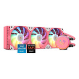 Vetroo V360 Pink 360mm Cpu Refrigerador Líquido De Agua Amd/