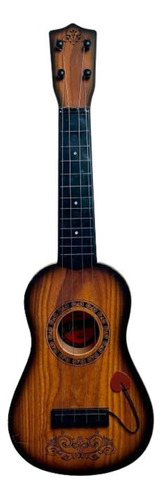 Guitarra Ukelele Musical Infantil Juguete Simil Madera 