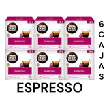 6 Cajas De Cápsulas Dolce Gusto Sabor Espresso