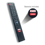 Control Remoto Samrt Tv Hk Pro Con Netflix Y Youtube + Pilas