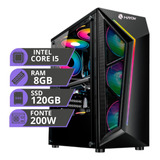 Pc Gamer Computador Cpu Intel I5 Ssd 120 Gb Memoria Ram 8 Gb