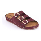 Priceshoes Sandalias Planas Mujeres 162460vino