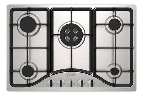 Cooktop A Gás Inox 5 Bocas Oster Semiprofissional