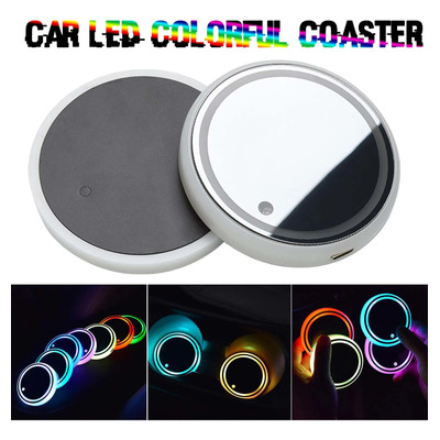Alfombrilla Antideslizante Con Forma De Copa Led Para Coche,