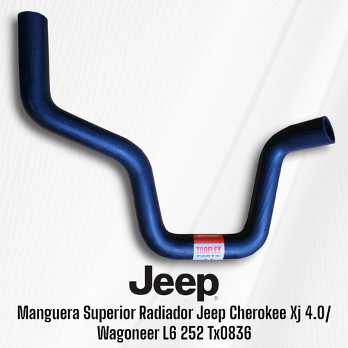 Manguera Sup Jeep Cherokee Xj 4.0/wagoneer L6 252 Tx0836 Foto 2