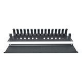 Organizador Horizontal 19 Pulgadas 2u Met  716062 Negro /vc