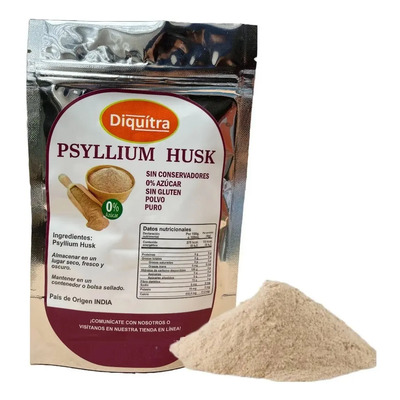Psyllium Husk Plantago Polvo Sin Azúcar 100 Gr | Meses sin interés