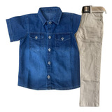   Conjunto Kit 2 Peças Social Cor Personalizada Camisa Calça
