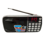 Radio Bolsillo Multibandas Am Fm  Recargable Mp3 