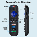 Control Remoto Compatible Rok U Hisense Netflix Disney Tv+ 