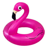 Boia Flamingo Rosa Inflável Grande 90 Centímetros P/ Piscina