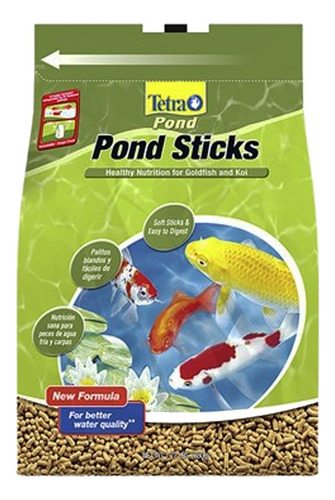 Alimento Para Peces De Agua Fría Estanques Carpas Koi Goldfish Tetra Pond Sticks 1680g