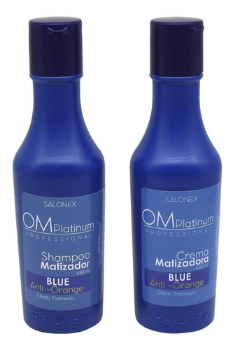 Pack Shampoo-cremas Matizadoras Azul 450ml Om