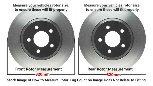 Kit De  Discos De Frenos Para Nissan Armada 2005/07 Foto 2