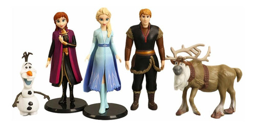 5 Pcs Large Frozen Cake Topper, Frozen Themed Party Supplies