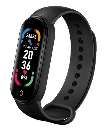 Smartband Gizmo G-band Negro Color De La Caja Blanco Diseño De La Malla Liso