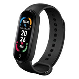 Smartband Gizmo G-band Negro Color De La Caja Blanco Diseño De La Malla Liso