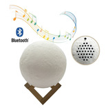 Lámpara Luna Parlante 15cm Bluetooth