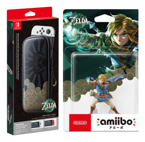 Amiibo Link Y Funda Para Nintendo Zelda Tears Of The Kingdom