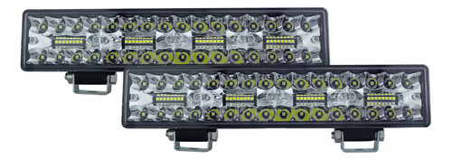 Par De Faros 64 Leds Luz Blanca Tunelight 255w Universales