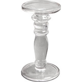 Candelabro Clásico Tipo Cristal Para Velón | 20x11cm