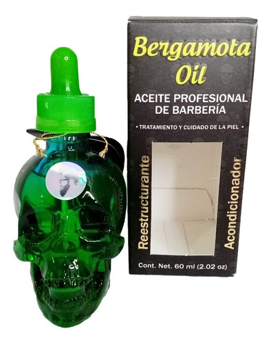  Aceite Para Barba Presentación Calavera Barbiux Machin 60ml