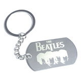 Llavero Acero Quirurgico Personalizado Beatles Grabado Laser