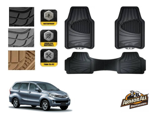 Tapetes Uso Rudo Toyota Avanza 2012 A 2015 Armor All