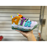 Tenis Uptempo Blanco Multicolor Niños