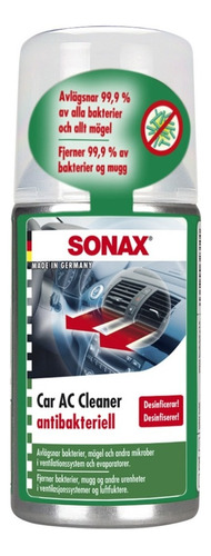 Sonax A/c Limpio - Antibacteriano Para Aire Acondicionado