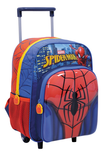 Mochila Con Carro Jardin 12p Hombre Araña Spiderman Original