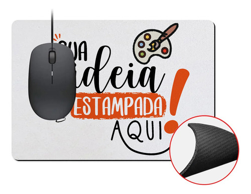 Tapete Para Mouse Personalizado Com Logo Empresa Brinde Game