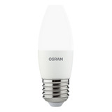 24 Pack. Foco Vela Led 3w 6500k Biv E27. Ledvance / Osram